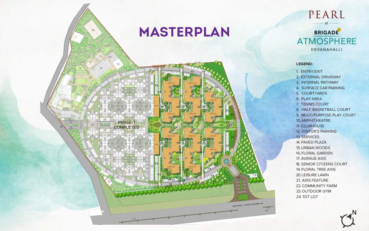  pearl at brigade atmosphere Master Plan