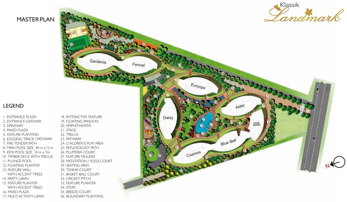  landmark apartments phase iii Master Plan
