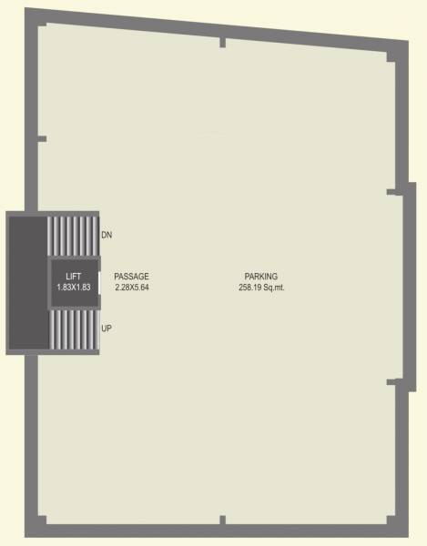  govardhan-residency Tower-B Cluster Plan For Ground Floor