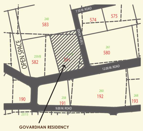  govardhan-residency Layout Plan