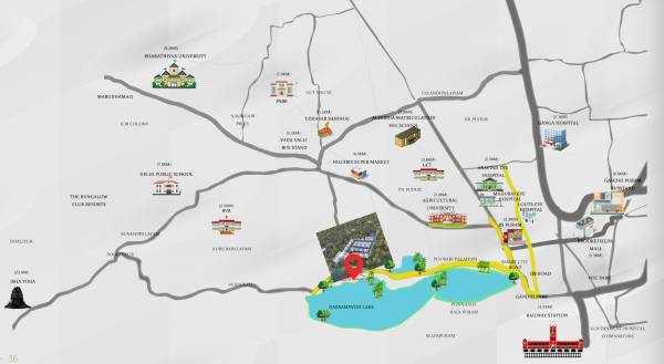  royale-woods-apartment Location Plan
