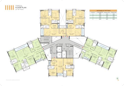  urban-park Urban Park Cluster Plan from 1st to 22th Floor