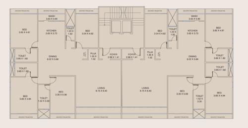  r-serenity R Serenity Cluster Plan from 1st to 5th Floor