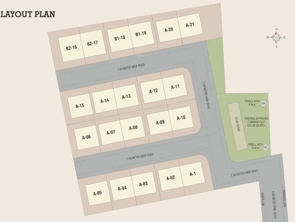  shree-kanha-bunglows Layout Plan