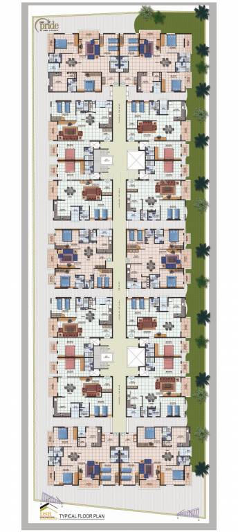  pride Single tower Cluster Plan