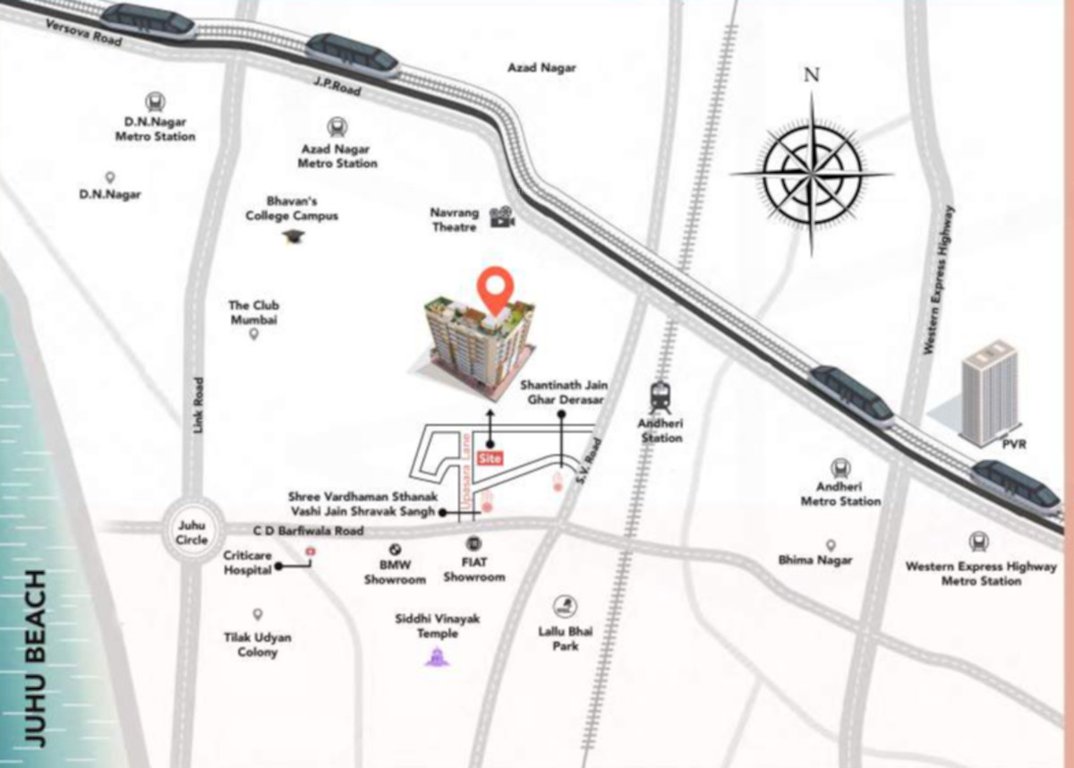 swashraya andheri chs ltd Location Plan