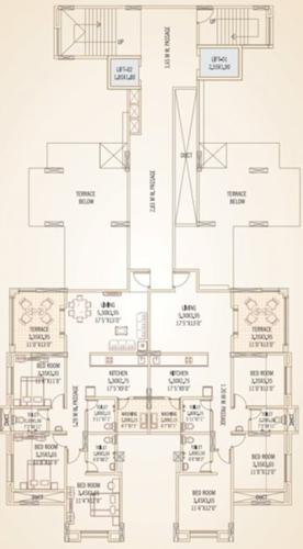  dwarka-sai-wonder-phase-2-g-wing G Wing Cluster Plan For 5th And 7th Floor