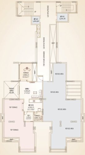  dwarka-sai-wonder-phase-2-g-wing G Wing Cluster Plan For 8th Floor