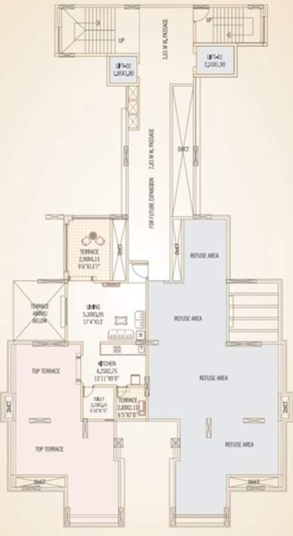  dwarka sai wonder phase 2 g wing G Wing Cluster Plan For 8th Floor