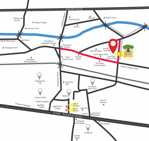  savali-saffron-phase-ii Location Plan