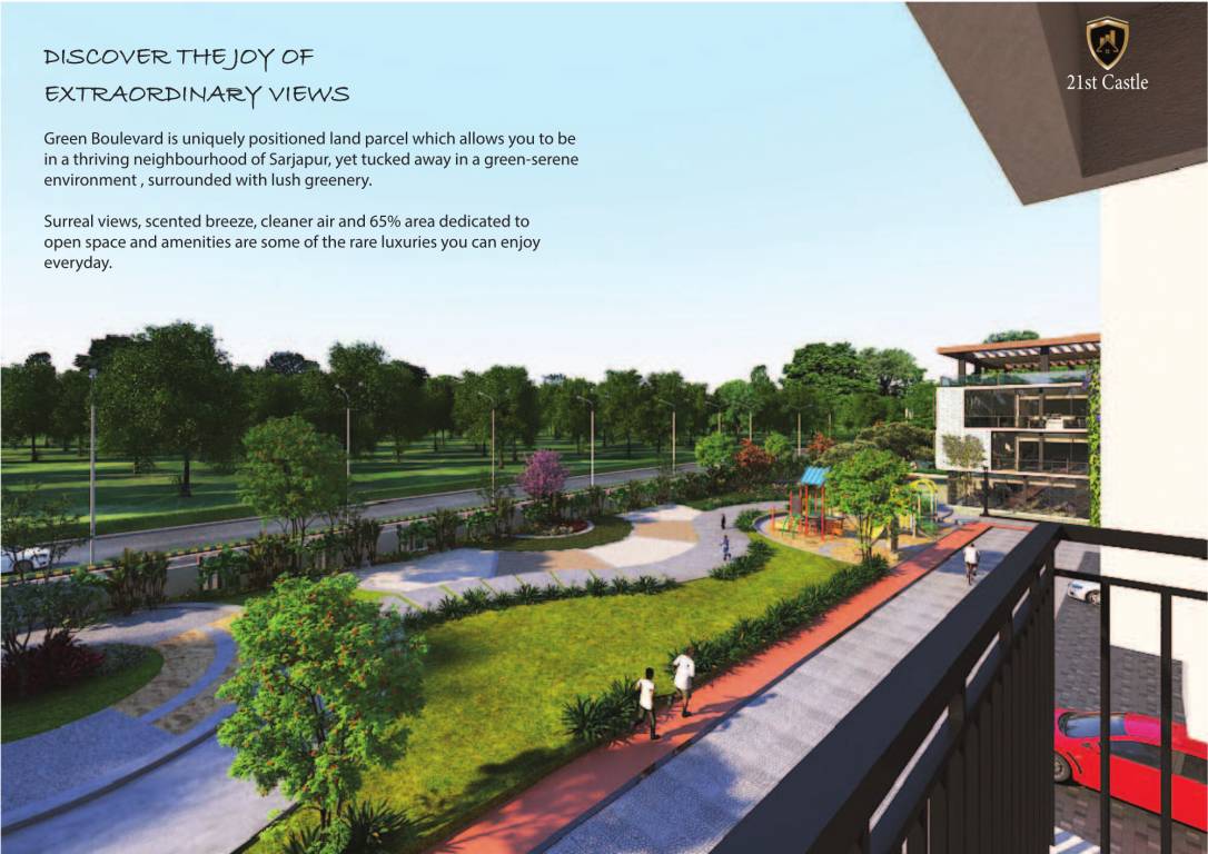  green boulevard Balcony