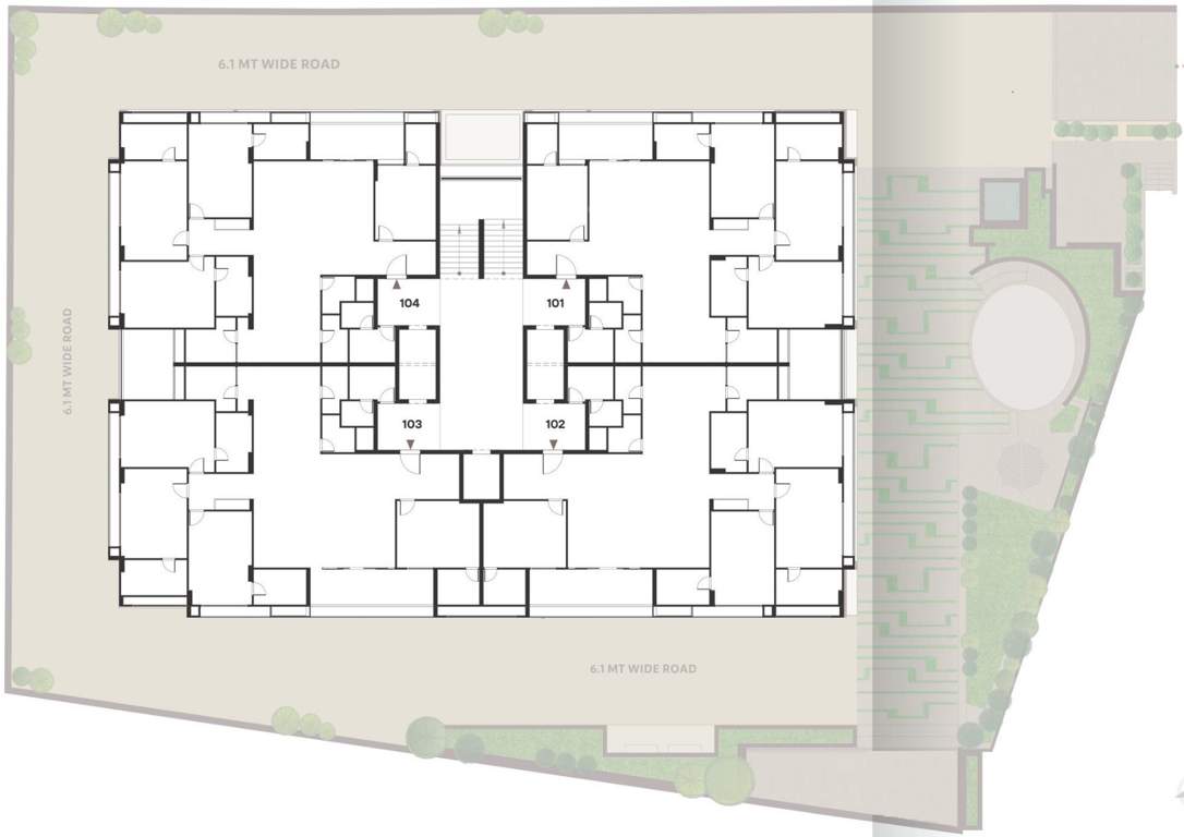  tree home Tree Home Cluster Plan from 1st to 12th Floor
