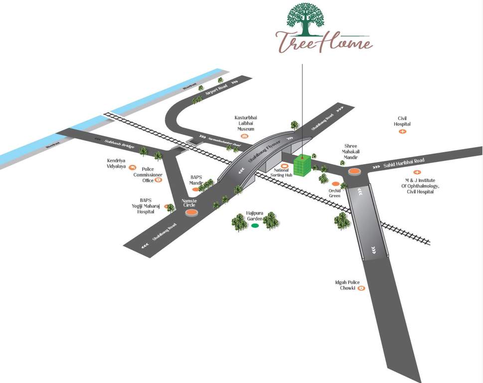  tree home Location Plan