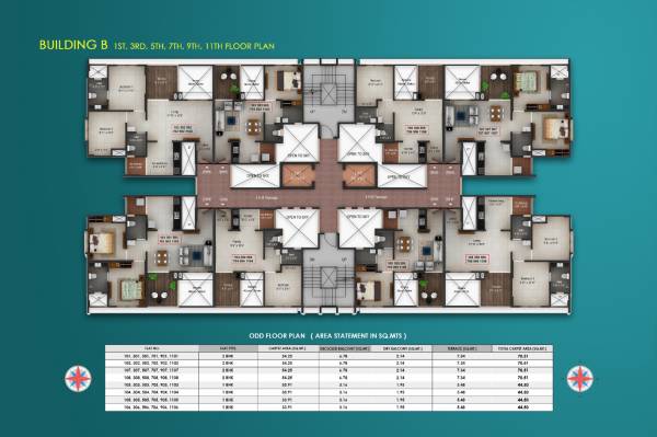  kanvas-b-building B Building Cluster Plan For Even Floor
