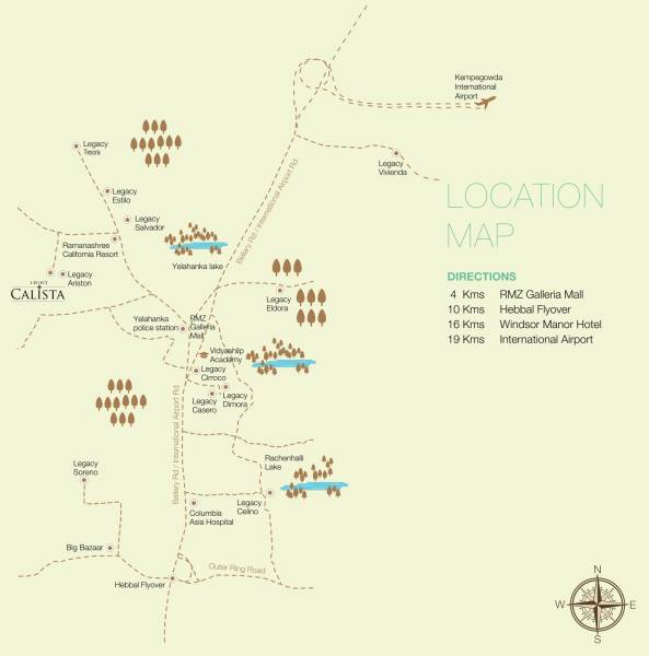  calista Location Plan