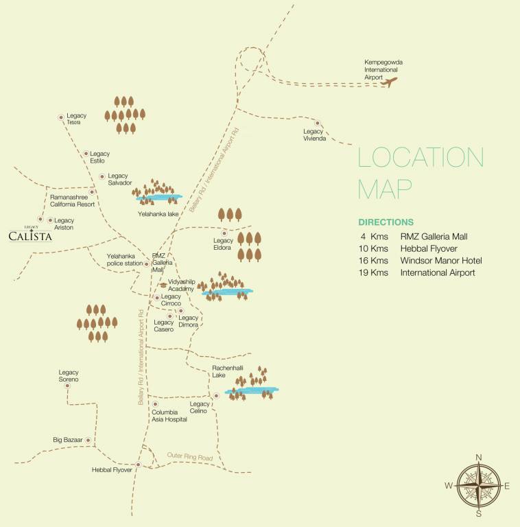  calista Location Plan