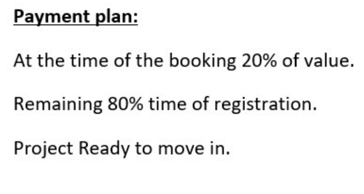 calista Construction Linked Payment (CLP) Payment Plan