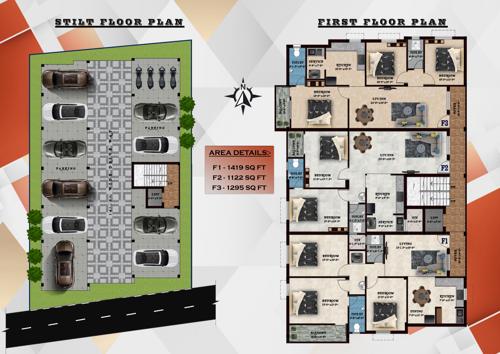  sai-varalakshmi-flats Sai Varalakshmi Flats Cluster Plan from ground to 1st Floor