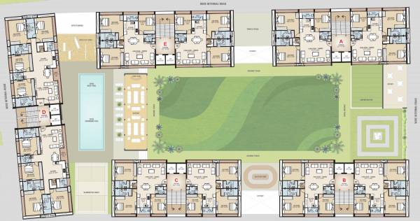 A To E Typical Cluster Plan rohra-eco A To E Typical Cluster Plan