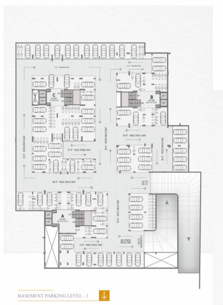  palm-glory-iv Block A, Block B And Block C Basement 1 Cluster Plan
