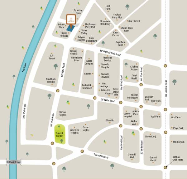  prince-palace Location Plan