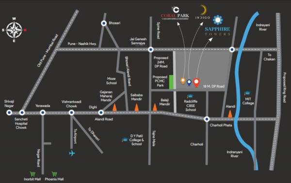  sapphire-towers-2 Location Plan