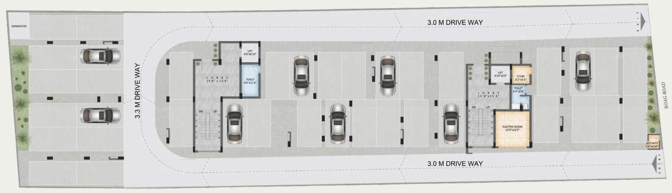  zennova S And S Zennova Cluster Plan For Ground Floor