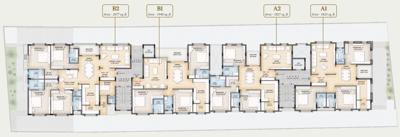  zennova S And S Zennova Cluster Plan from 1st to 4th Floor