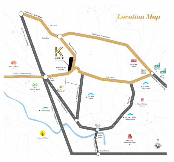  k-ville-phase-ii Location Plan