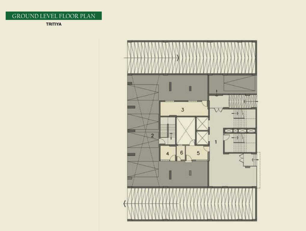 urvisha the condoville Tritiya Cluster Plan For Ground Floor