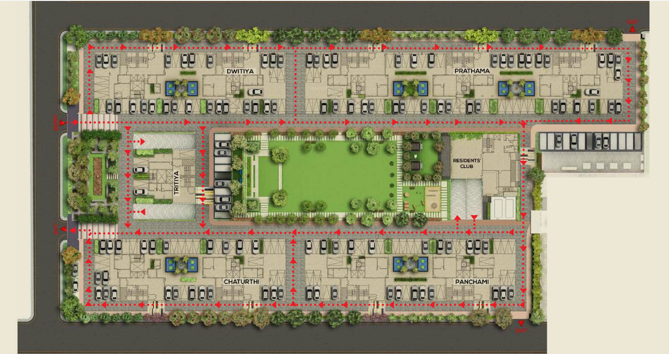 Layout Plan urvisha-the-condoville Layout Plan