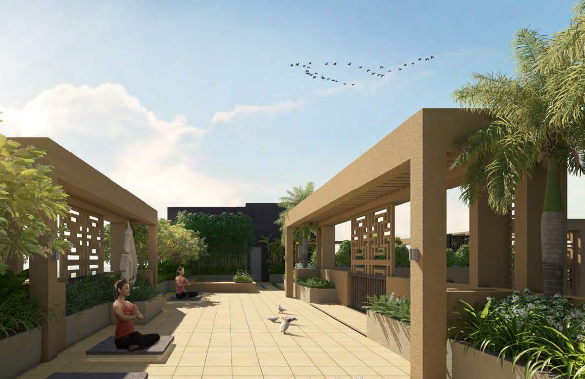 urvisha the condoville Yoga/Meditation Area