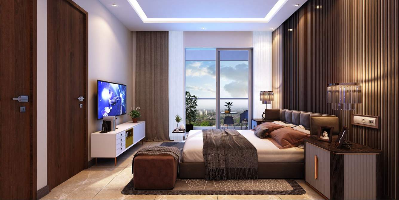 urvisha the condoville Bedroom