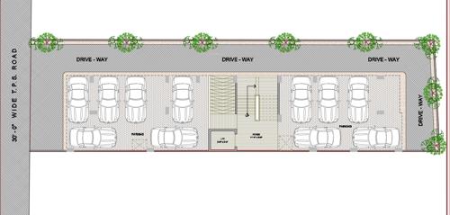  pramukh-avenue Pramukh Avenue Cluster Plan For Ground Floor