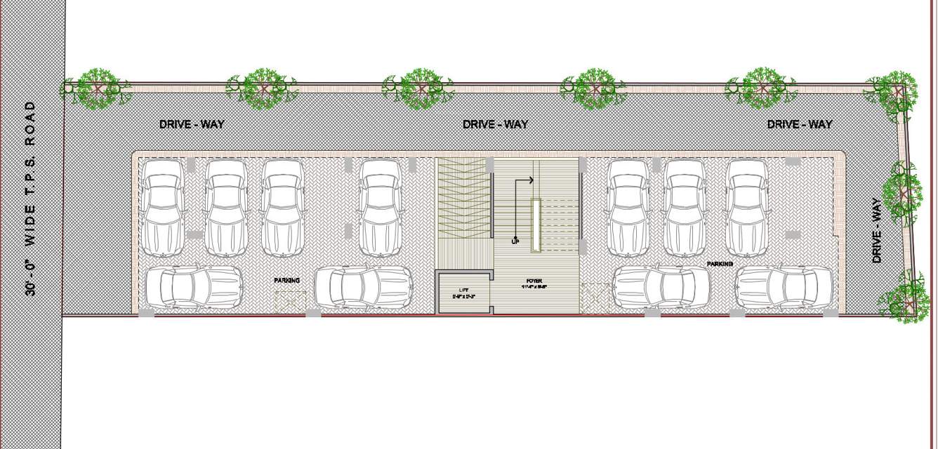  pramukh avenue Pramukh Avenue Cluster Plan For Ground Floor