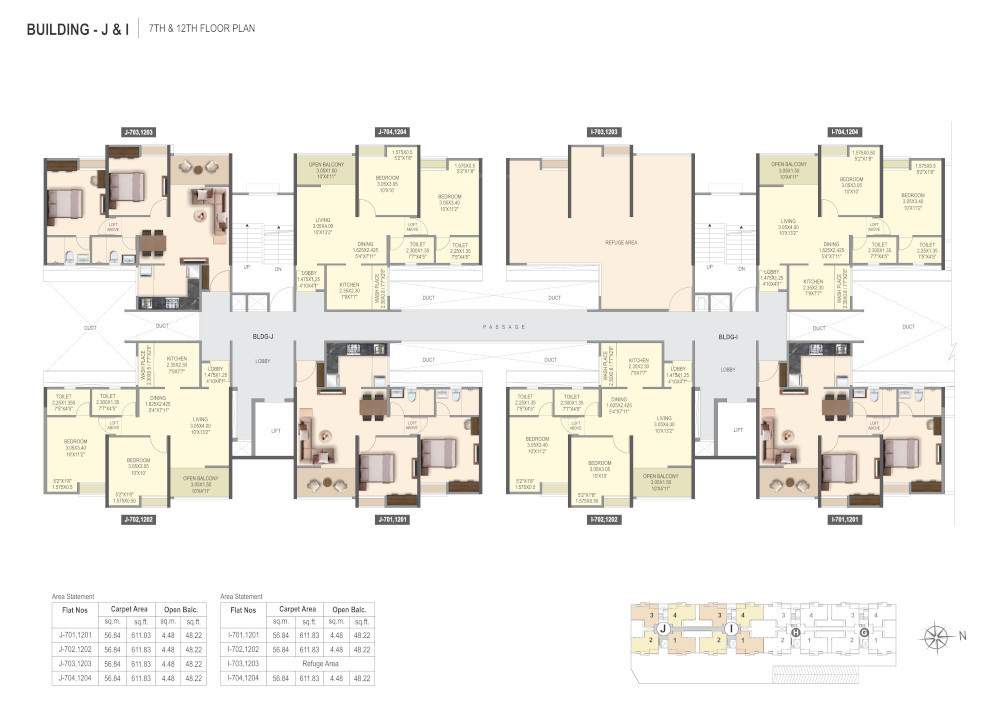  the leaf phase iv building 04 wing i j The leaf Phase IV Building 04 Wing I J Cluster Plan