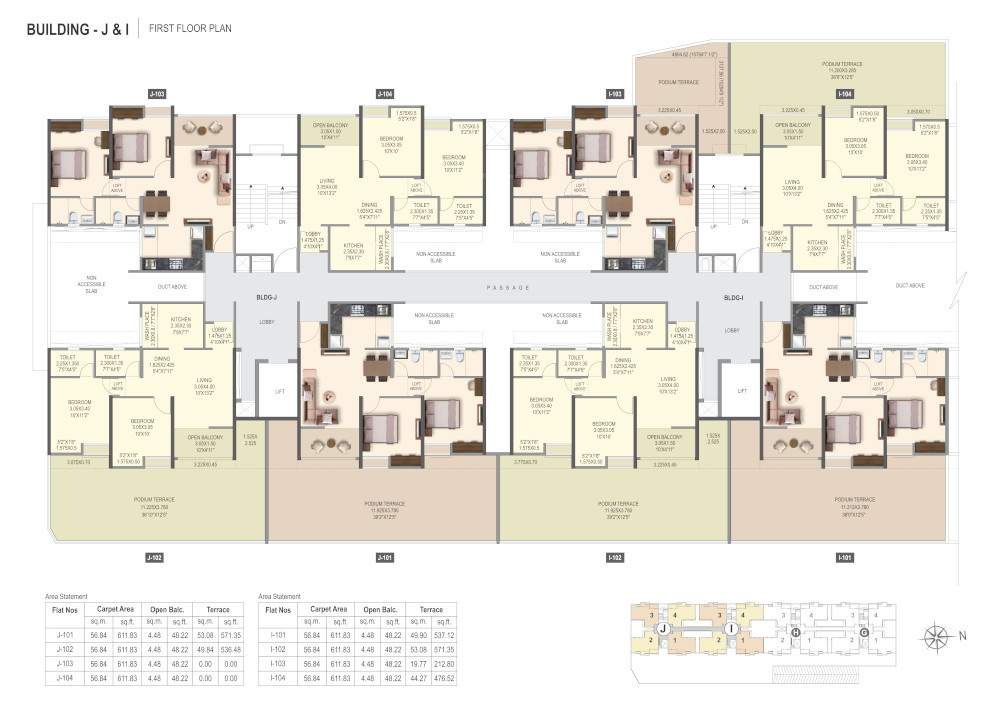  the leaf phase iv building 04 wing i j The leaf Phase IV Building 04 Wing I J Cluster Plan