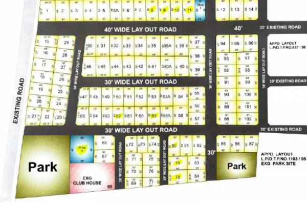 Layout Plan hill-view-p-and-t-colony Layout Plan