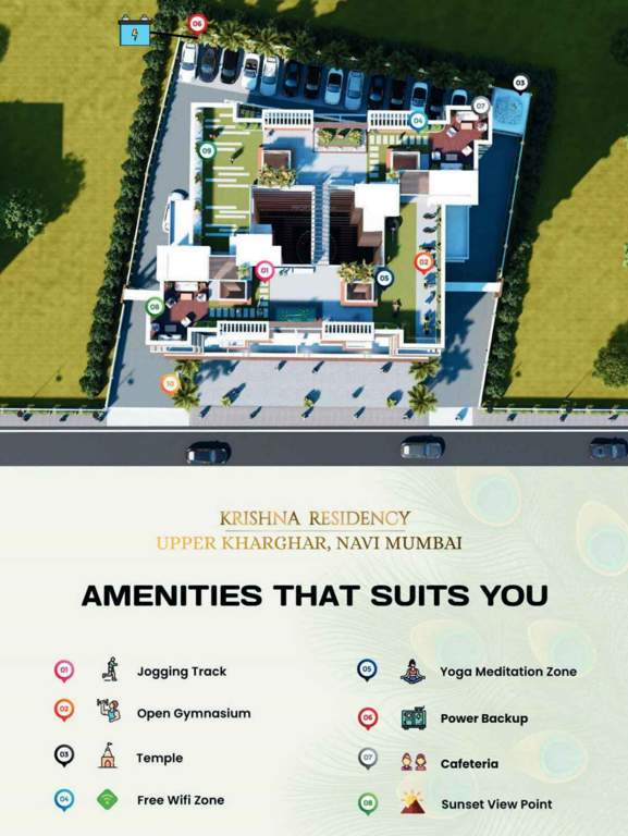  krishna residency Layout Plan