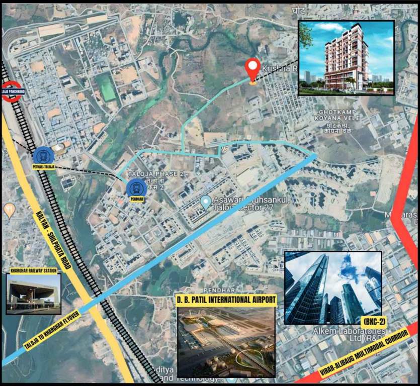  krishna residency Location Plan