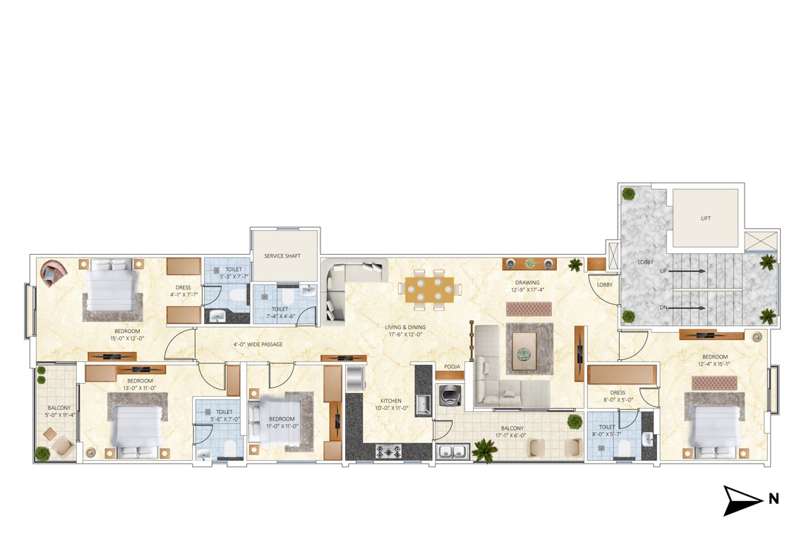  royal gracia Royal Gracia Cluster Plan