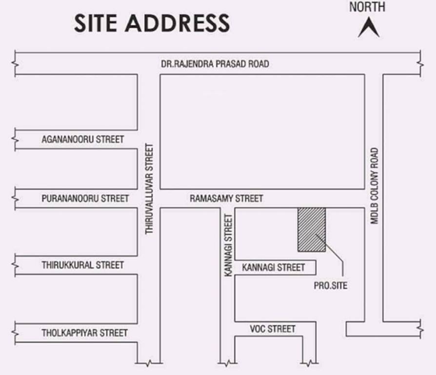  varaha apartments Location Plan