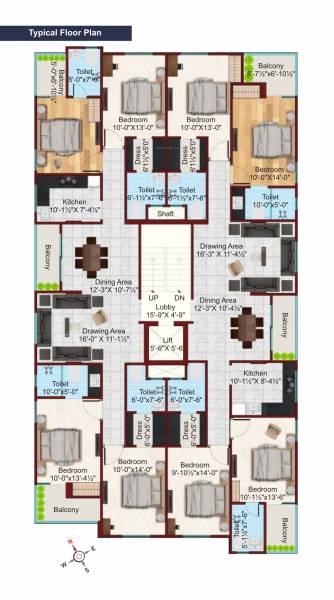  fairview Block - 1 Cluster Plan