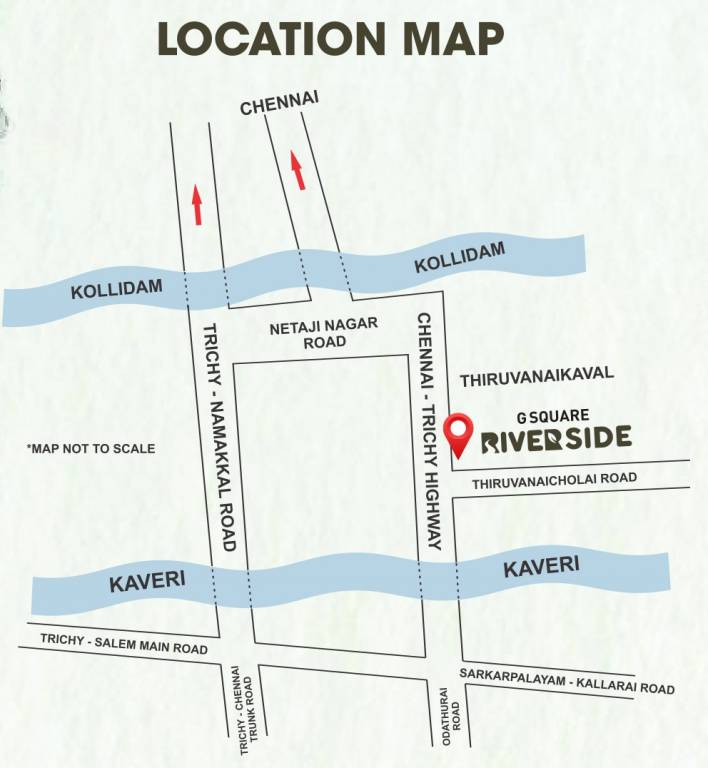  g square riverside Location Plan