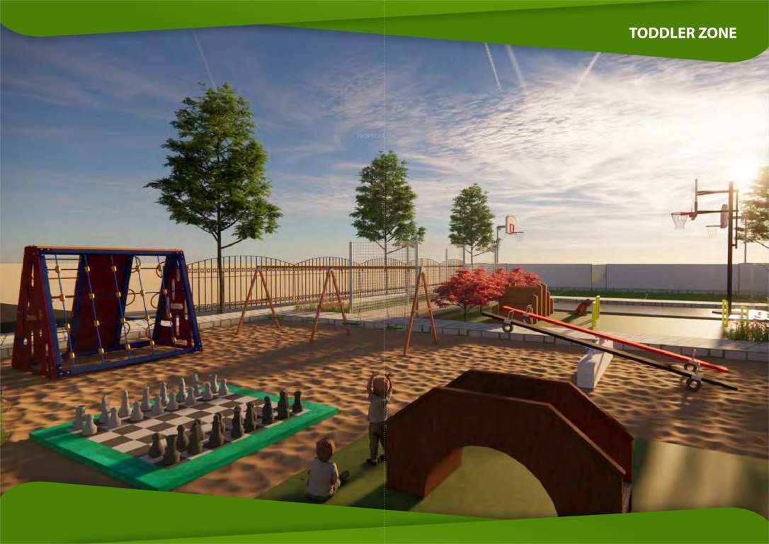  g square riverside Children's play area