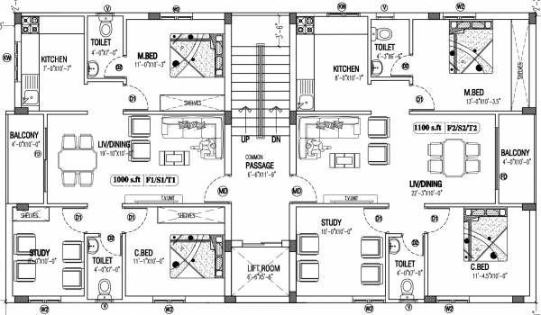  vance Viva Vance Typical Cluster Plan