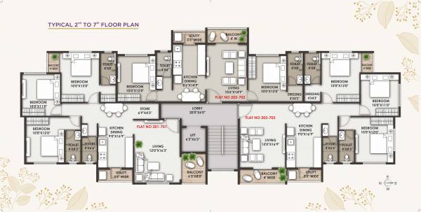  flora Daksh Flora Cluster Plan