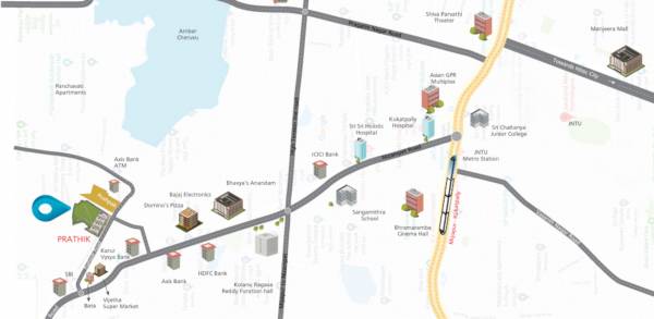  prathik-phase-ii Location Plan