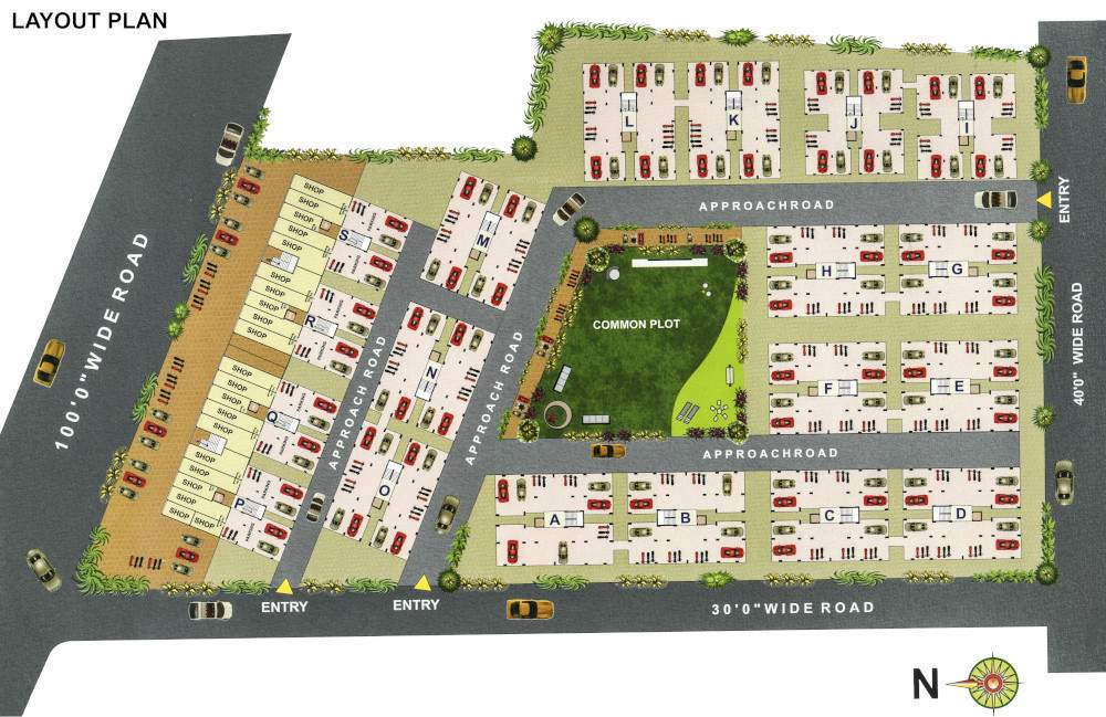  radheyshyam residency Layout Plan
