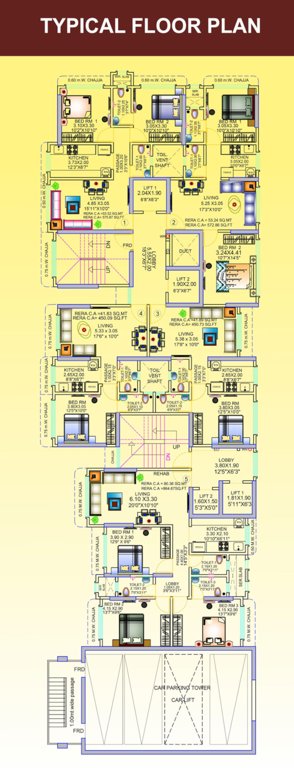  magathane press enclave chsl Magathane Press Enclave Typical CHSL Cluster Plan